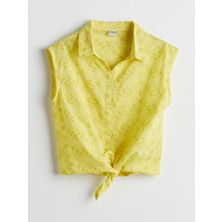 Lc Waikiki Yeni Sezon Fisto Detaylı Kız Çocuk Gömlek