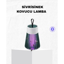 Marsilyan Şarjlı Mor Işıklı Sivrisinek Öldürücü Lamba – Sessiz ve Kimyasal Içermez