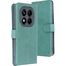 Hayat Store Xiaomi Redmi Note 14 4g Kılıf Trend S Plus Kapaklı Kılıf - Yeşil