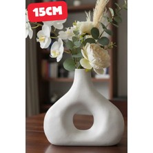 Genç 3D Modern Delikli Merkez Vazo | Centerpiece Modern Hole Vase | Minimal Dekoratif Vazo
