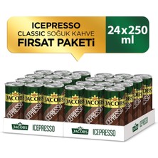 Jacobs Icepresso Klasik Soğuk Kahve 250 ml x 24 Adet