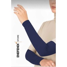 NF ND ENEFENDİ Lacivert Penye Namaz Kolluğu - 1 Çift Kaliteli Esnek Tesettür Kolluk