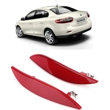 Brucke Renault Fluence Arka Tampon Reflektörü Sağ + Sol Takım - 265600004R