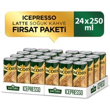 Jacobs Icepresso Latte Soğuk Kahve 250 ml x 24 Adet