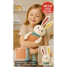 Toyfest 40 cm Uzun Bacaklı Tavşan Peluş Oyuncak – Yumuşak Peluş, Dekor ve Uyku Arkadaşı