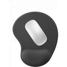 Boldy Bilek Destekli Mouse Pad - Kesik Kaymaz Mouse Ped - Fare Pedi - Kesik Oval Mouse Pedi - Oval Kesik Mousepad
