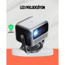 Marsilyan Smart Projector Android Tv Yüksek Parlaklık Ev Sineması