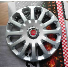 Yk Fiat Doblo / Fiorino / Linea / Egea Uyumlu 15 Inç Jant Kapağı 4'lü Takım Amblem Hediyeli