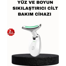 Marsilyan Ems Mikro Akım Yüz ve Boyun Sıkılaştırıcı Cihaz 7000 Vpm Titreşim Isı Terapili