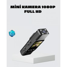 Marsilyan Mini Güvenlik Kamerası 1080P 3mp Fotoğraf 180° Ayarlanabilir Lens USB Şarjlı