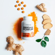 Biotechusa Digestion & Metabolism Pills With Plant Extracts Enzymes Minerals And Biotin 60 Tablet