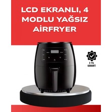 Marsilyan Büyük Boy 6 Litre Airfryer 2400W Sesli Uyarı LCD Ekran