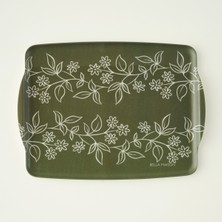 Özbience Yeşil Melamin Tepsi 42X31 Cm, Şık ve Dayanıklı Ev Dekoru Ürünü