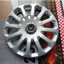 Yk Citroen Berlingo / Nemo / C-Elysee Uyumlu 15 Inç Jant Kapağı 4'lü Takım Amblem Hediyeli