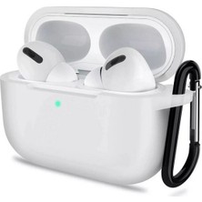 Basias Apple Airpods Pro 3 Uyumlu Kılıf Silikon + Kancalı