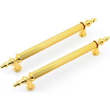 Özbience Şık Gold Metal Epoksi Tepsi Kulplu, Modern ve Dayanıklı Tasarım
