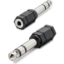 Skygo 6.5 Mm To 3.5 Mm F Çevirici Enstruman Gitar Siyah HDX1265