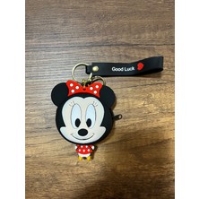 Gülümse Gel Kız Çocuk Minimaus Mikimaus Silikon Cüzdan Bozuk Para Cüzdanı Çanta Süsü Charm Anahtarlık 1 Adet
