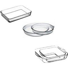 Özbience Setli Borcam Fırın Tepsisi, Dayanıklı ve Pratik Kullanım Için