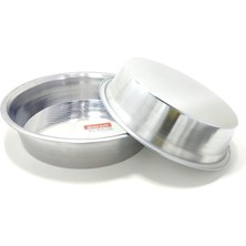 Özbience 2'li Krom Çiğ Köfte Leğeni ve Tepsisi, 5 ve 6 Numara Set