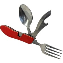 Nexon 5336 Portatif Katlanır Çatal Kaşık Çakı Seti