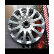 Yk Volkswagen Caddy Uyumlu 15 Inç Jant Kapağı 4'lü Takım Amblem Hediyeli