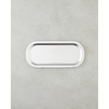 Özbience Şık Emma Metal Tepsi 16X35 Cm, Zarif ve Dayanıklı Tasarım