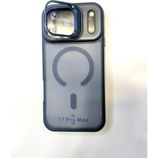 Chn IPHONE17 Pro Max Standlı Mavi Magsafe Destekli Kılıf
