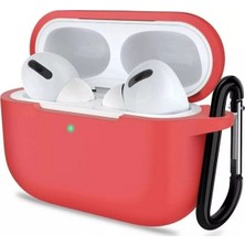 Basias Apple Airpods Pro 3 Uyumlu Kılıf Silikon + Kancalı