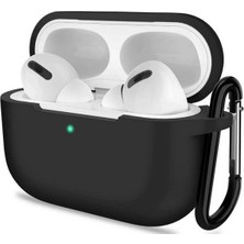 Basias Apple Airpods Pro 3 Uyumlu Kılıf Silikon + Kancalı