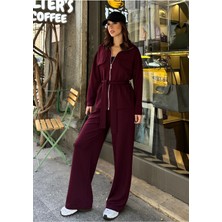 Bejna Kadın Kuşaklı Yumuşak Modal Dokulu Alt Üst Takım