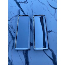 Özbience 2'li Gümüş Dikdörtgen Sunum Tepsisi, Şık ve Zarif Tasarım