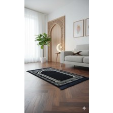 Aral Teknoloji KADİFESER Lüks Kadife Dokulu Seccade - 80X120 cm - 7 mm Kalınlık - Mihraplı Yumuşak Doku