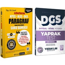 Yediiklim Yayınları Pegem Ezberbozan Paragraf Soru ve Yediiklim Dgs Sayısal Sözel Yetenek Çek Kopart Yaprak Test Seti 2 Kitap