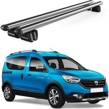 Today Auto Pençe Dacia Dokker (2012-2021) Uyumlu Gri Ara Atkı 109CM Port Bagaj Tavan Barı