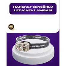 Marsilyan Wave Sensörlü LED Kafa Lambası Şarjlı Ayarlanabilir Işık