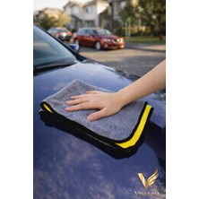 Visluna ( 50X70 ) Mikrofiber Oto Yıkama ve Araba Kurulama Bezi Çift Taraflı Süper Emici