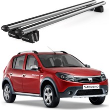Today Auto Pençe Dacia Sandero (2008-2012) Uyumlu Gri Ara Atkı 109CM Port Bagaj Tavan Barı
