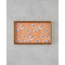 Özbience Turuncu Dekoratif Tepsi 16X26 Cm, Şık ve Fonksiyonel Ev Aksesuarı