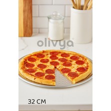 Özbience Delikli 32CM Pide ve Lahmacun Tepsisi, Pratik ve Şık Tasarım