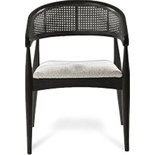 Gazzini Gazel Hazeranlı Ahşap Bohem Sandalye