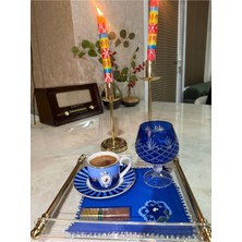 Özbience Modern Şeffaf Pleksi Kahve Sunum Tepsisi Şık ve Dayanıklı Tasarım