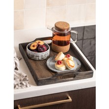 Özbience Ahşap Sunum Tepsisi 30X35, Xxl Rustik Premium Tepsi