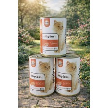Myles 3'lü Set Somonlu Yetişkin Kedi Konserve Mama