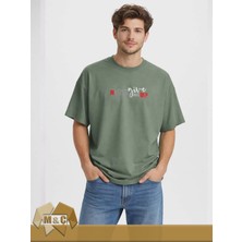 Unisex Oversize Tişört  Özel Tasarım Street Style Trendy Unisex Oversized T-Shirt Unique Design