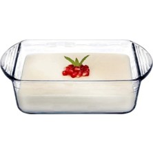 Özbience Küçük Kare Borcam Tepsi 1040CC, Dayanıklı ve Şık Mutfak Gereçleri