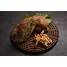 Özbience Ahşap Oymalı Yuvarlak Dekoratif Tepsi, Zarif Sunum ve Dekorasyon Için