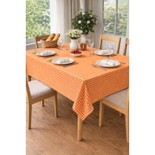 Zeyno Home Tekstil Pötikareli Masa Örtüsü  %100 Pamuk, Dertsiz, Çok Amaçlı Kullanım - 170CMX170CM