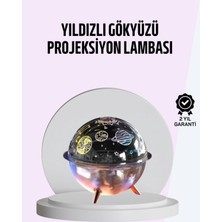 Marsilyan USB Şarjlı Uzay Temalı Işık Projektörü Hava Nemlendirici