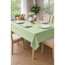 Zeyno Home Tekstil Pötikareli Masa Örtüsü  %100 Pamuk, Dertsiz, Çok Amaçlı Kullanım - 170CMX170CM